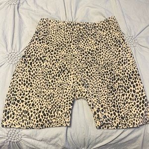 Pacsun/Brandy Melville Cheetah Biker Shorts